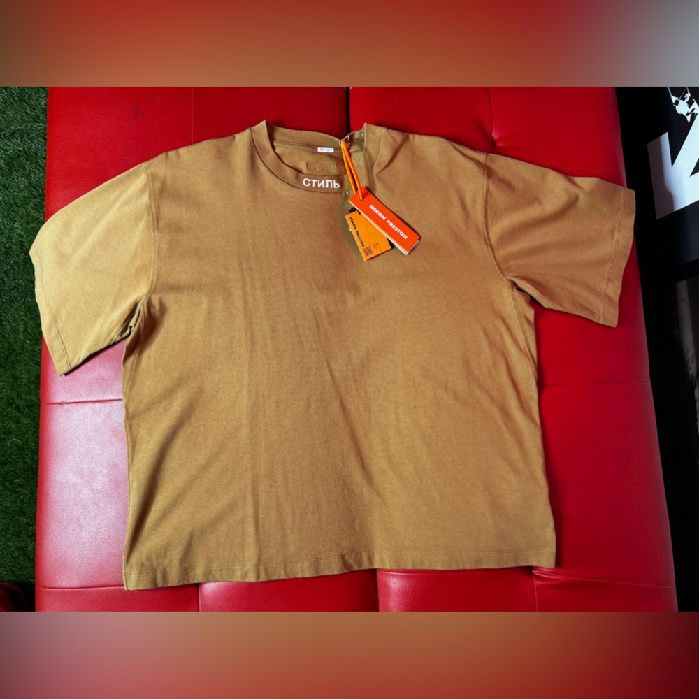 COPY - Heron Preston Oversized Brown T-Shirt